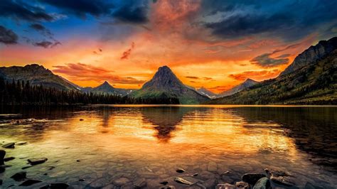 Two Medicine Lake - Montana - USA | Paesaggi, Lago, Sfondi
