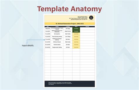 Image result for Project Calendar Template Excel