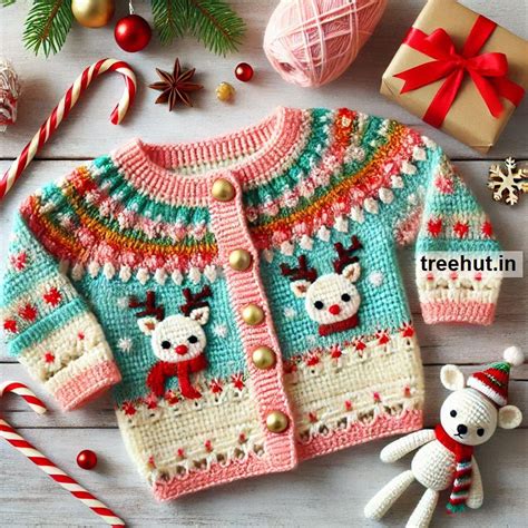 Christmas Crochet Sweater Ideas
