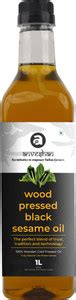 Anveshan Wood Cold Pressed Black Sesame/Ginglley Cooking Oil - 1L ...