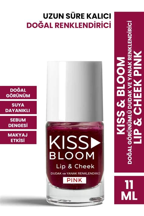 KISS & BLOOM Lip & Cheek Pink 11 ml