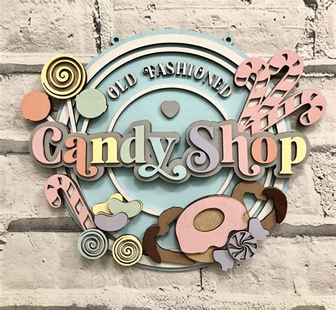 Candy Shop Sign Text Front 的图像结果