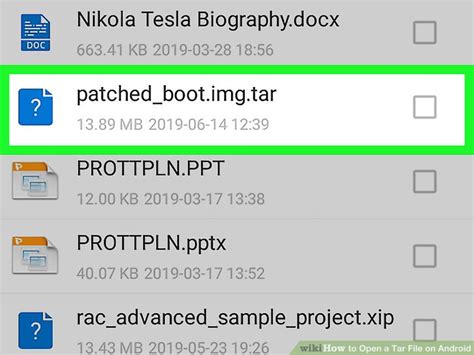 Open Tar File Tutorial 的图像结果