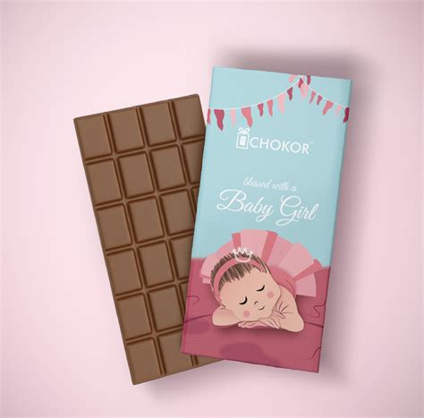 CHOKOR Baby Girl - Mint Flavoured Chocolate Bar