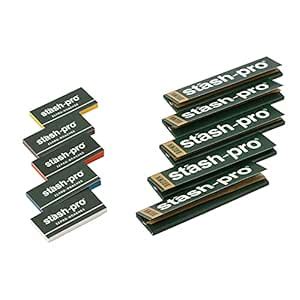 Stash-Pro Combo of 5 Color Roach and 5 King Size 109mm x 45mm Rolling ...