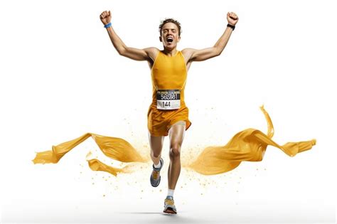 Runner Crossing Finish Line 的图像结果