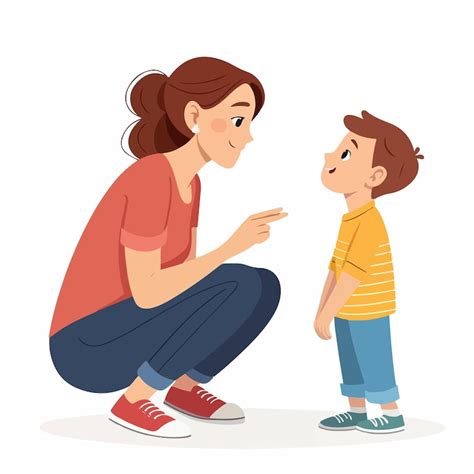 Cartoon mother scolding son Images - Free Download on Freepik