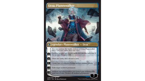 MTG The Brothers' War Urza is the ultimate planeswalker card