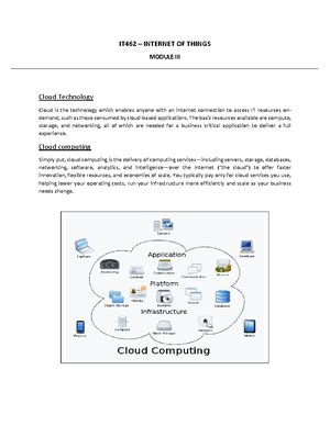 IOT M1 -Ktunotes - Iot - MODULE 1 CST448 INTERNET OF THINGS Module- 1 ...