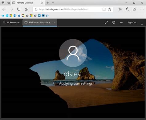 Windows Remote Desktop Client 的图像结果