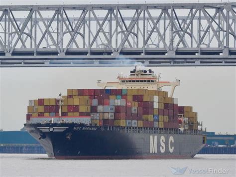 MSC MARIANNA, Container Ship - Details and current position - IMO ...