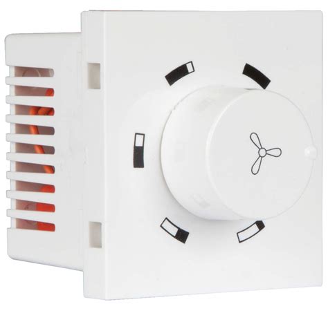 Buy Havells Crabtree Athena 5 Step BLDC Fan Regulator - 2 Module ...