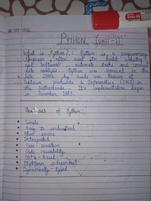 Antenna unit 2 - notes - Python Programming - Studocu