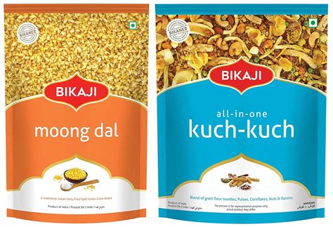 Bikaji Moong Dal 1 kg & All in One Kuch-Kuch 1kg : Amazon.in: Grocery ...