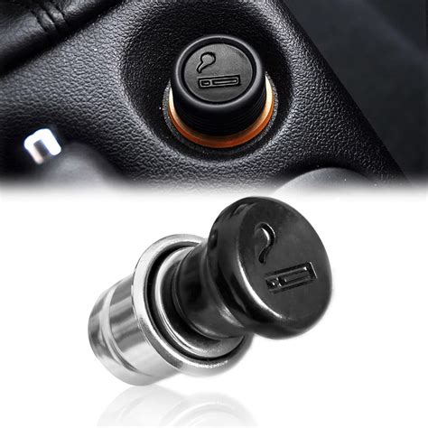 Car Lighter Cigarette, 12V Metal Plastic Construction Cigarette Lighter ...