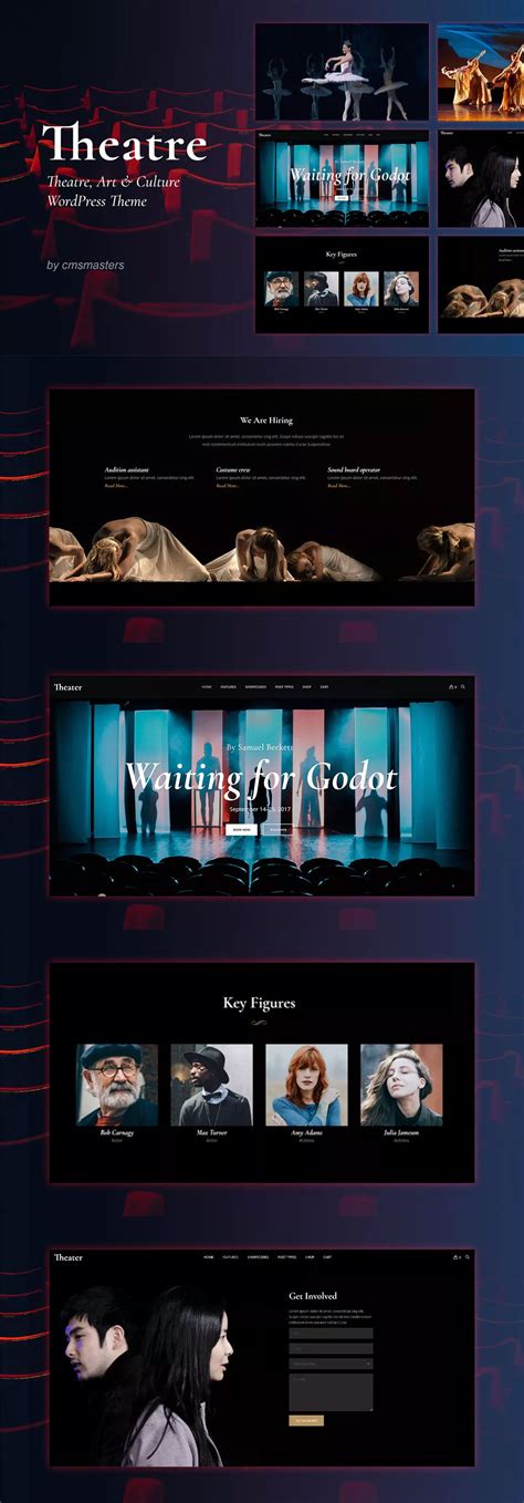 Theater - Concert & Art Event Entertainment WordPress Theme | Art event ...