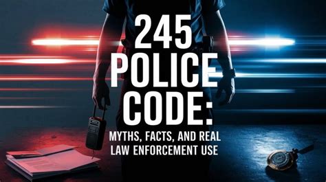 Image result for Police Codes Explained