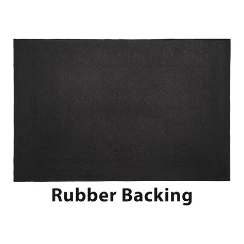 Callowaymills 24-in x 36-in Graphite Grid Charcoal Non-Slip Grip Indoor ...