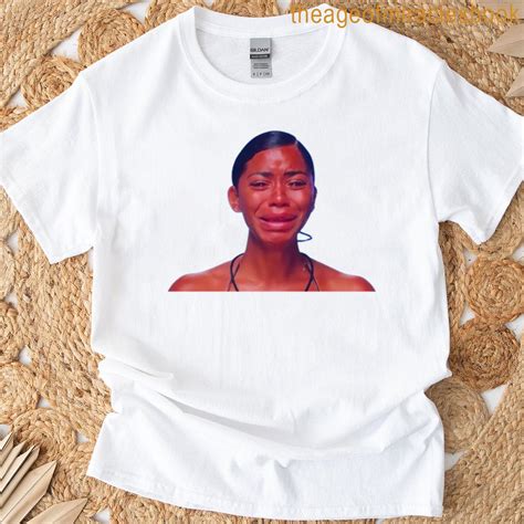 Amaya Papaya - Crying Funny Face Meme Cutout Oversized T-shirt