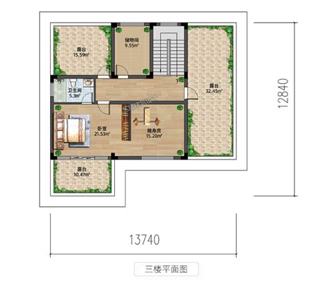 造价50万豪华欧式三层挑空客厅自建房别墅设计图 - 轩鼎房屋图纸