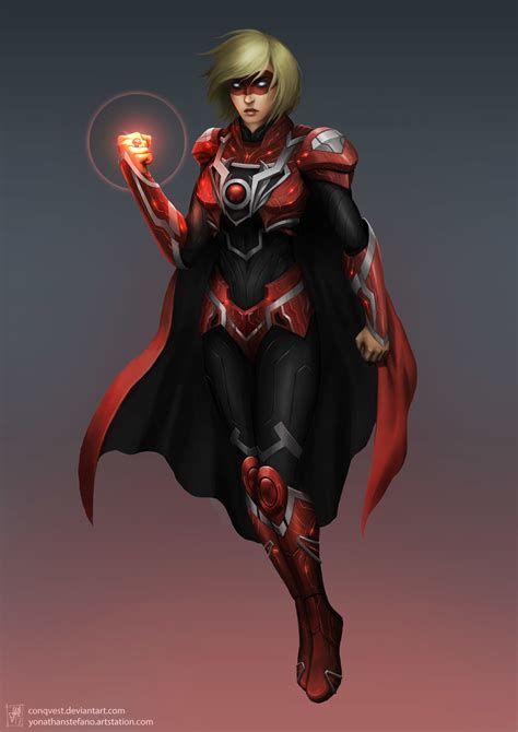 Supergirl Red Lantern Cosplay