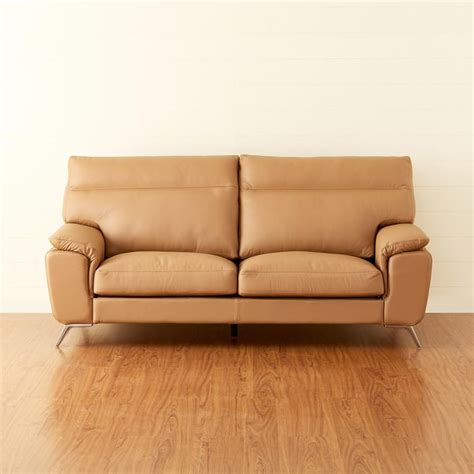 Buy Vienna Leather 3-Seater Sofa - Brown from Home Centre at just INR ...