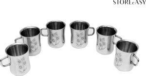 STOREeASY Pack of 6 Stainless Steel Price in India - Buy STOREeASY Pack ...