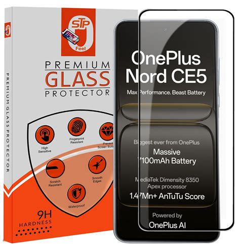 STP FEEL® Premium HD+ Tempered Glass Screen Protector Guard Compatible ...