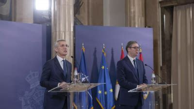 Violence In Kosovo: Nato head says violence in Kosovo unacceptable ...