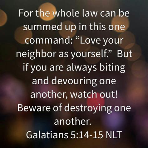 Galatians 5 15