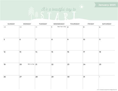 2025 Cute Printable Calendars for Moms - iMOM