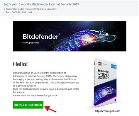 Bitdefender Internet Security 2019 - Get 6 Months 免费- 野猪优惠码