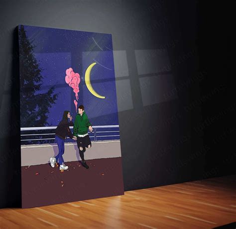 Love Art Metal Poster | Romantic Couple Wall Art | Elegant & Emotional ...