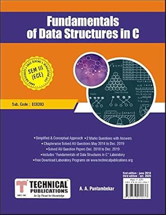 Fundamentals of Data Structures in C for BE Anna University R17 CBCS ...