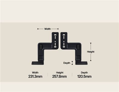 Buy LG Soundbar Mount Bracket for QNED TV - BT5-2P | LG India
