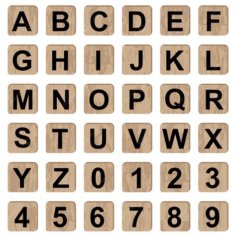 Free Clipart Alphabet Letters And Numbers - Infoupdate.org