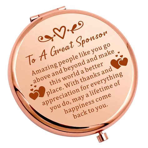 JNIAP Confirmation Sponsor Thank You Gift AA Sponsor Appreciation ...