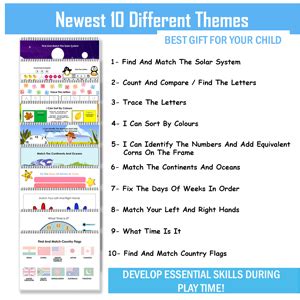 Buy Touch And Feel Educational Activity Binder - 10 in 1 Activity ...