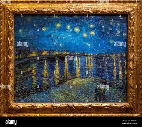 Starry Night Over the Rhone, painting by Dutch Post-Impressionist ...