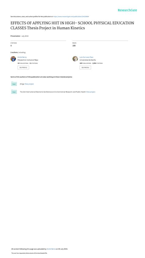 Projecto Tese AB RG - Vv v - See discussions, stats, and author ...