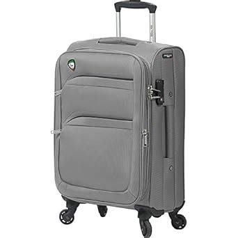 Mia Toro Alagna Softside Spinner Carry-On, Gray : Amazon.in: Fashion