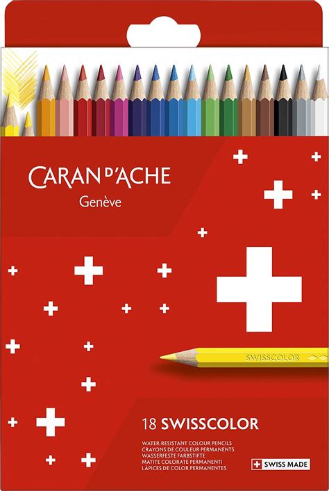 Caran D'Ache Artist Extra-Fine Grafwood Pencils- Black, 15 Pieces ...