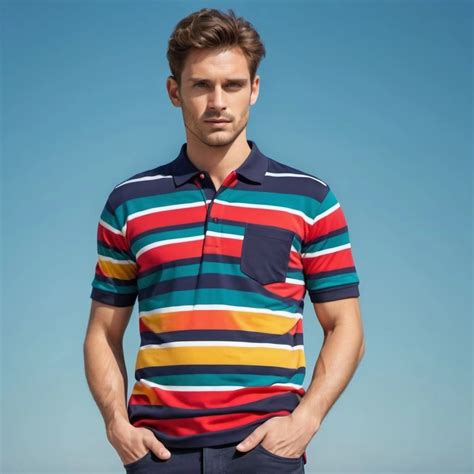 Striped Pocket Polo Shirt Supply in Bangladesh | PRiTOMTEX