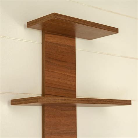 Buy Helios Twist 3-Tier Wall Shelf - Brown from Helios by Home Centre ...