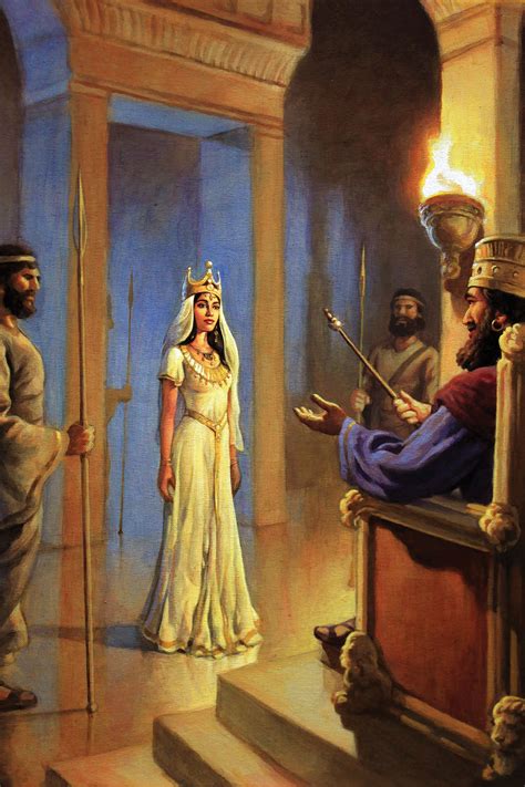 Queen esther and the ring of power original painting for a book cover – Artofit