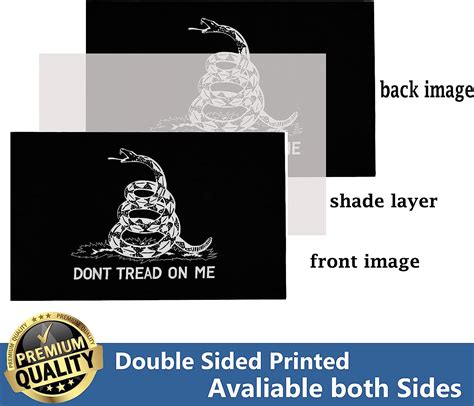 Buy Dont Tread on Me Gadsden Flag 3x5 Outdoor Double Sided- Libertarian ...