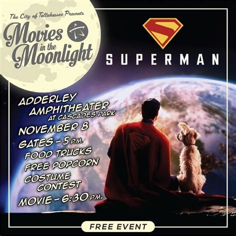 Movies in the Moonlight - Superman (2025 film), Cascades Park ...