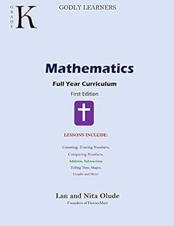 Grade-K Mathematics: Full Year Curriculum: 1 (Godly Learners) : Olude ...