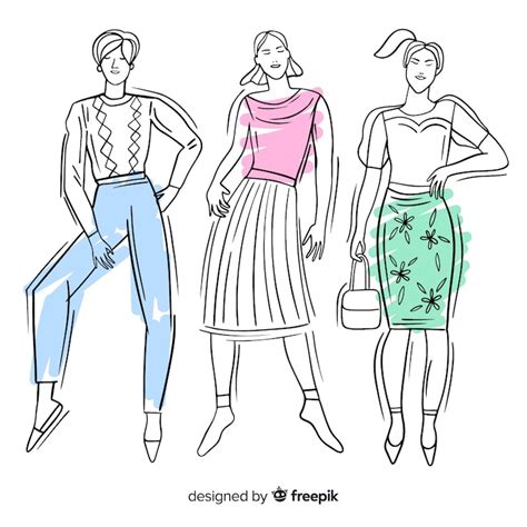 Fashion outline Images - Free Download on Freepik