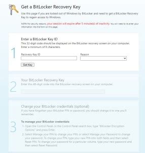 Image result for Recovery Mode BitLocker Key